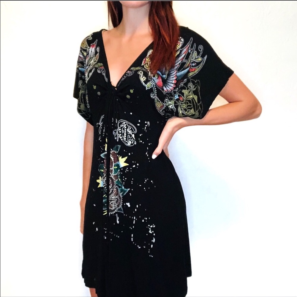 Banana USA graphic dress